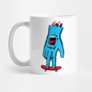 Screaming Hand Fingerboard Mug